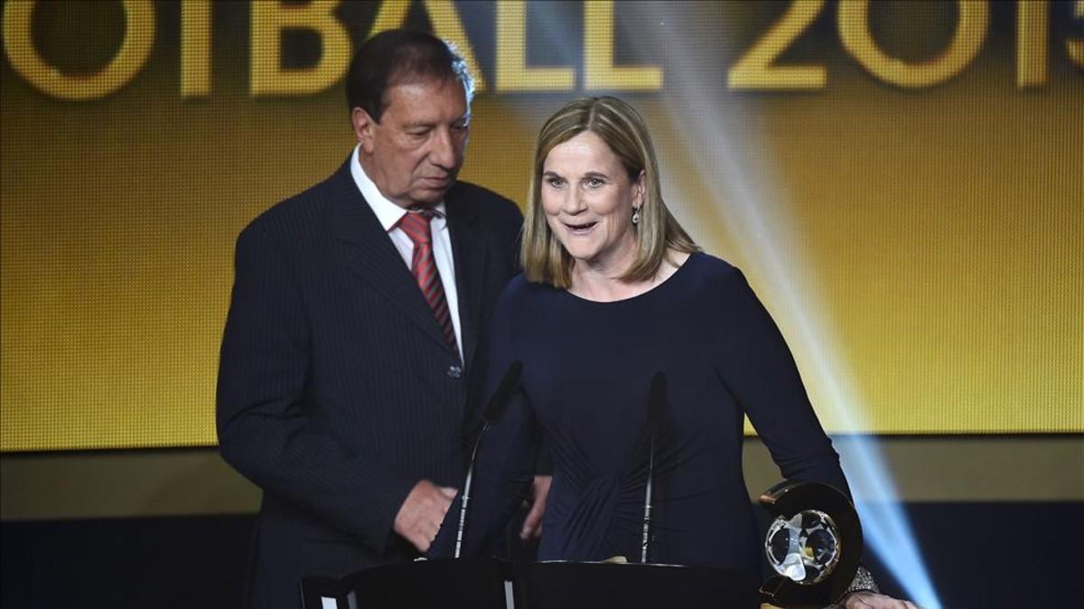 Carlos Bilardo en una gala del Balón de Oro