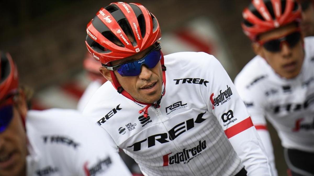 Contador y su equipo para La Vuelta