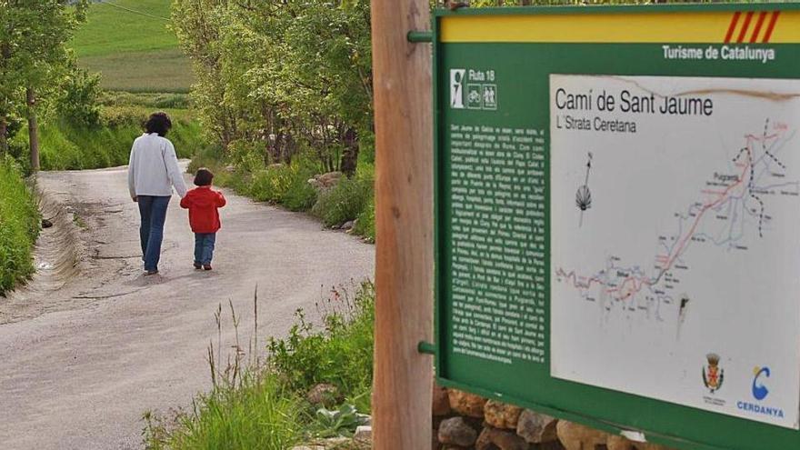 El Camí de Sant Jaume a Bellver de Cerdanya, que connecta la vall amb l&#039;Alt Urgell i la plana