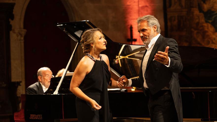 La soprano Diana Damrau i el baix Nicolas Testé fan vibrar l&#039;església del Carme en el 37è Festival de Peralada