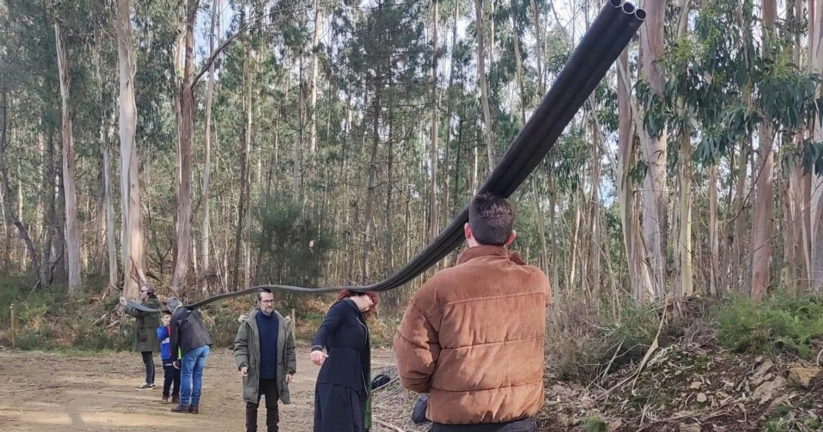 Aspecto del tubo para la iniciativa sonora del nuevo proyecto de Arborar. | FDV