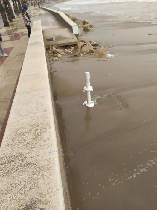 Daños por el temporal en El Campello