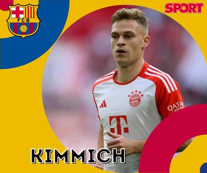 Kimmich es la última opción en aparecer en el radar del Barça. Habría sido ofrecido, aunque parece difícil que el Bayern quiera desprenderse de uno de sus emblemas