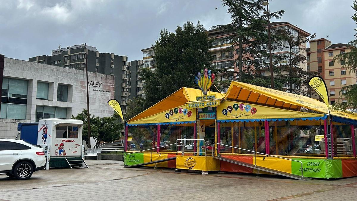 Una de las instalaciones del recinto ferial de San Isidro en Piedras Blancas
