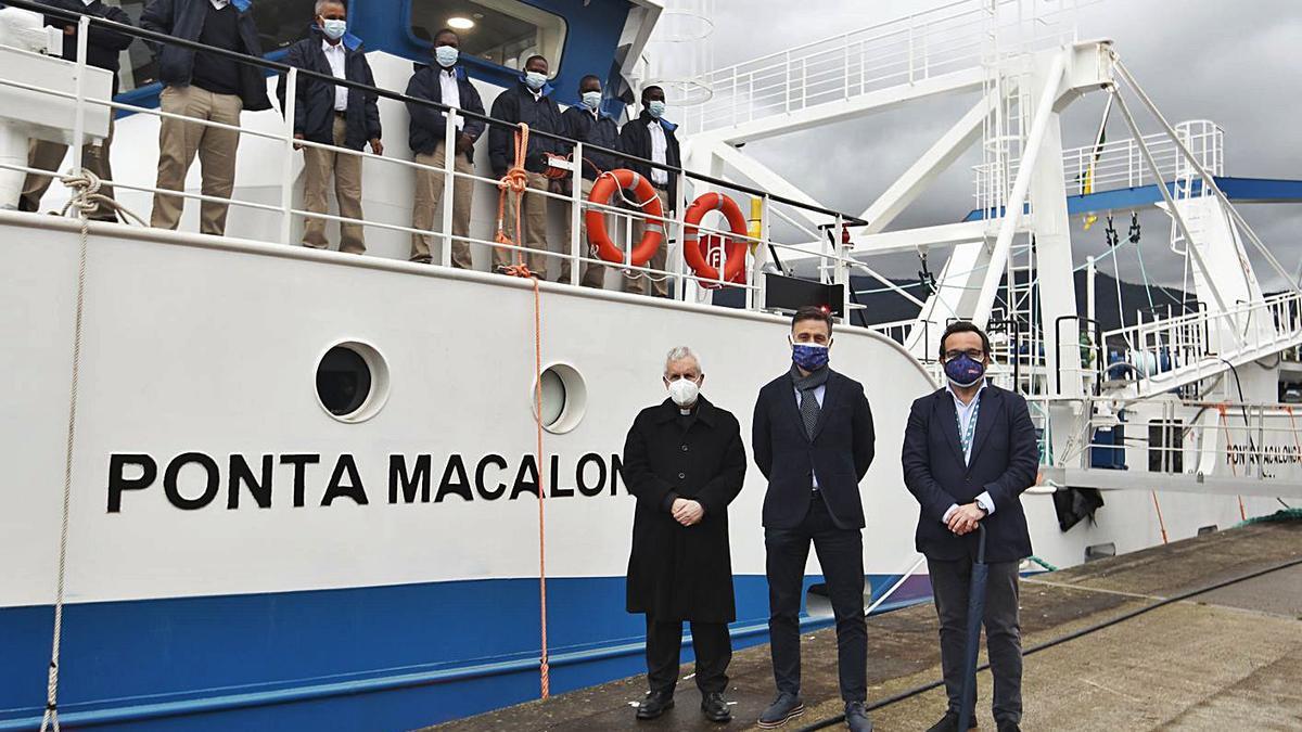 Nueva Pescanova recibe el “Ponta Macalonga” | RICARDO GROBAS