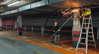 Empieza la reconversión digital del aparcamiento de la Plaza Nueva de Lucena
