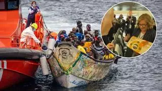El papa León XIV recibe un fragmento de cayuco llegado a Canarias para visibilizar el drama migratorio