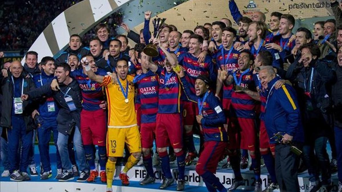 El Barça conquistó su tercer Mundial de Clubes el domingo