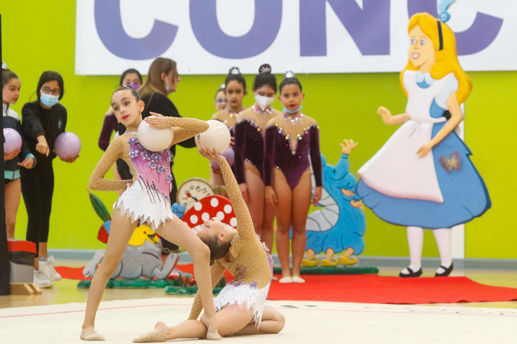 Campeonato autonómico de gimnasia rítmica en O Grove