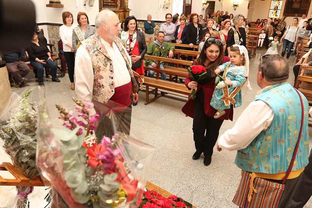 Ofrenda a la virgen y 'cremà' para despedir las fallas.