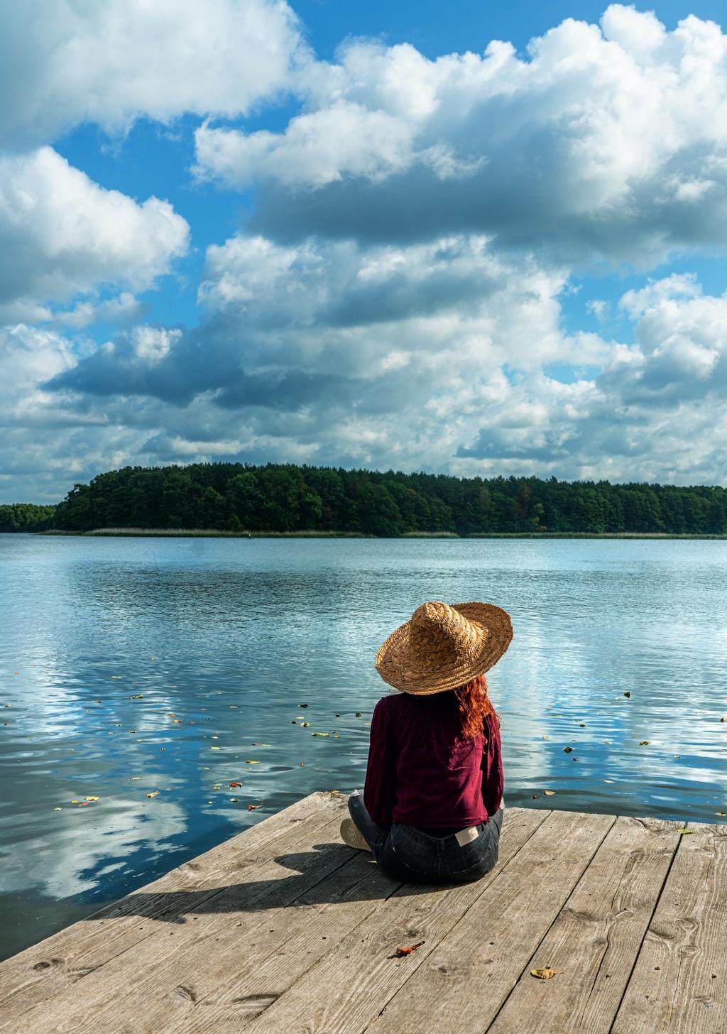 Uno de los lagos del pueblo de Lychen