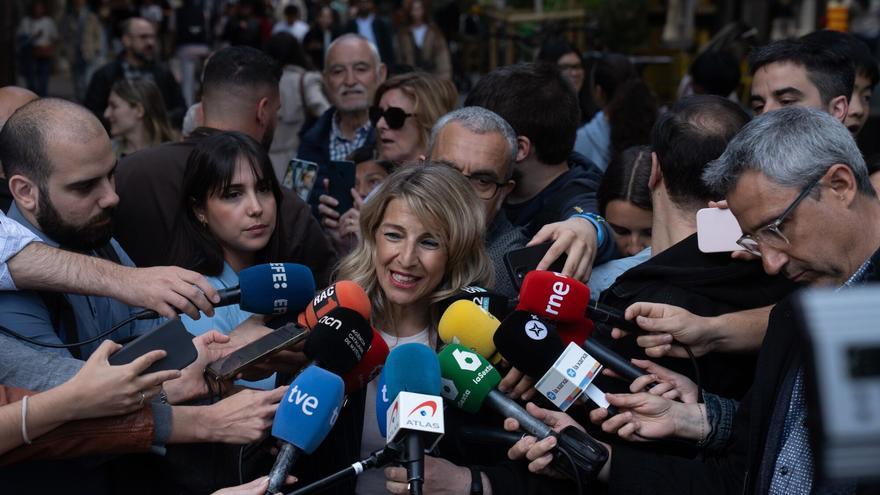 Yolanda Díaz trata de zanjar las tensiones internas en Sumar tras el amago de IU y reúne este jueves a la mesa de partidos
