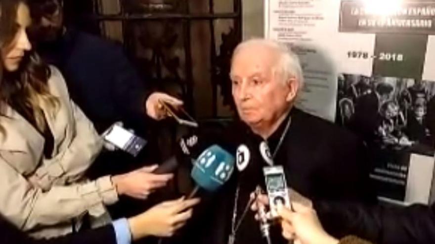 El cardenal Cañizares defiende que Vox "es de derechas, en absoluto de extrema derecha"