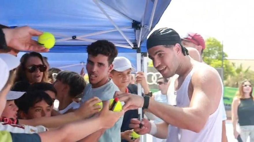 Carlos Alcaraz prepara en Alicante su vuelta a la competición