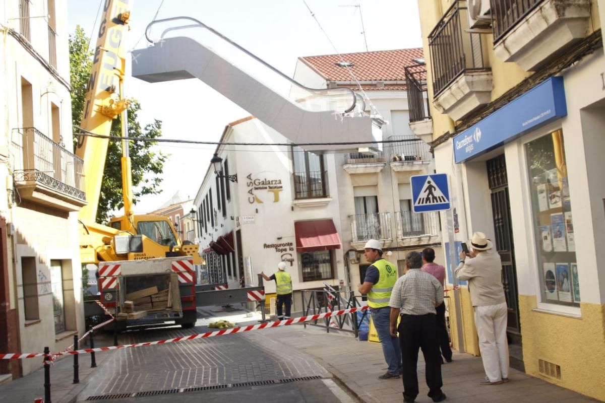 Instalación escalera mecánica en Alzapiernas