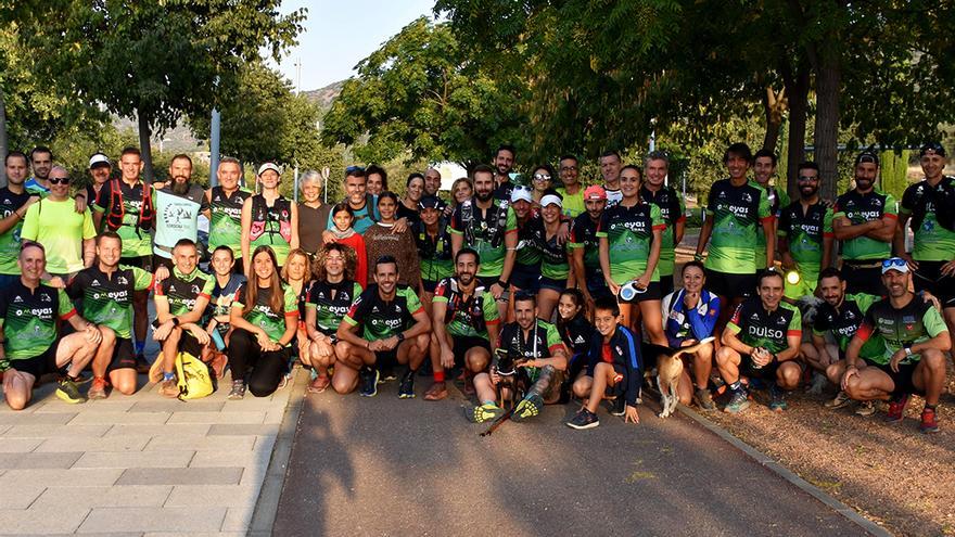 Reunión de los componentes del Club Omeyas Trail para entregar los premios de los Desafíos Omeyas.