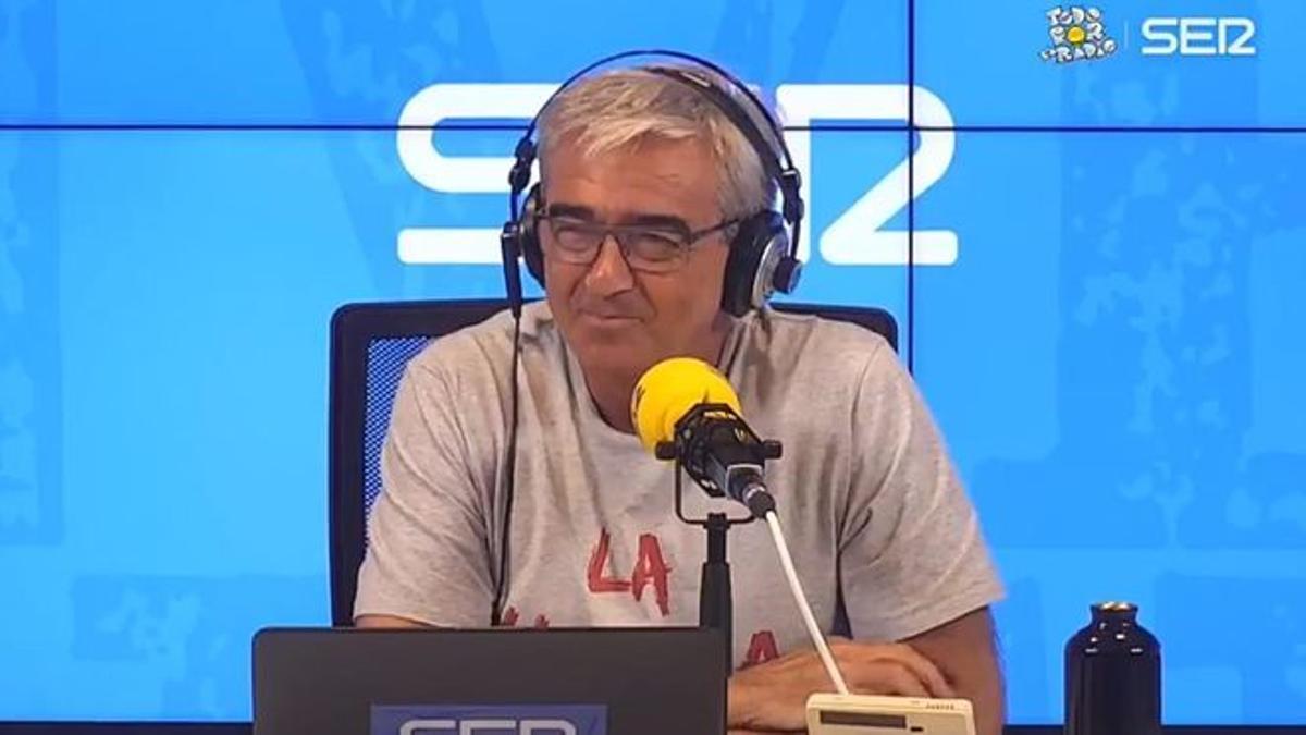 Carles Francino, el día de su regreso a la radio.