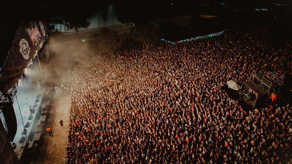 Imagen de archivo del aspecto de uno de los conciertos del Pirata Beach Fest 2022.