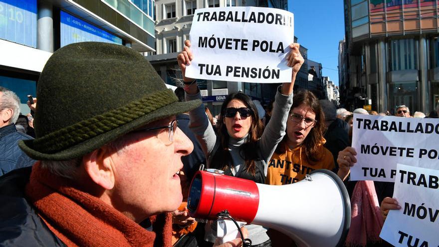Concentración de jubilados en Galicia // Víctor Echave