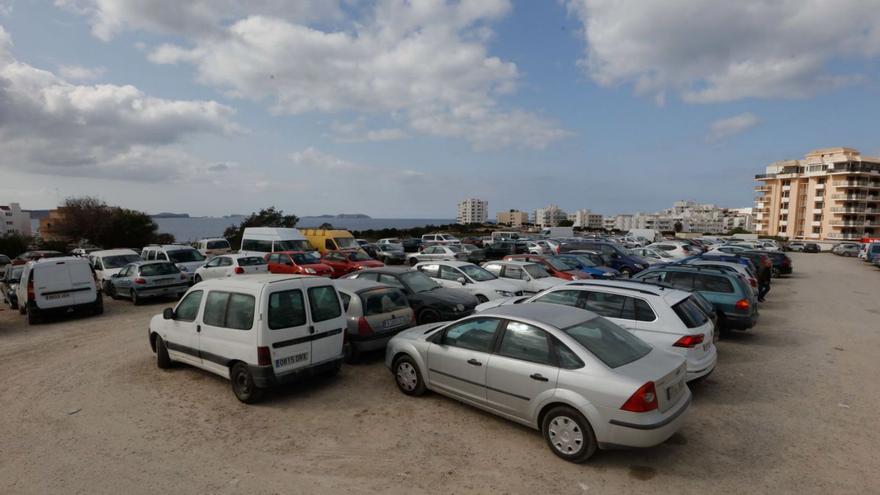 Un aparcamiento disuasorio en Sant Antoni. | JUAN A. RIERA