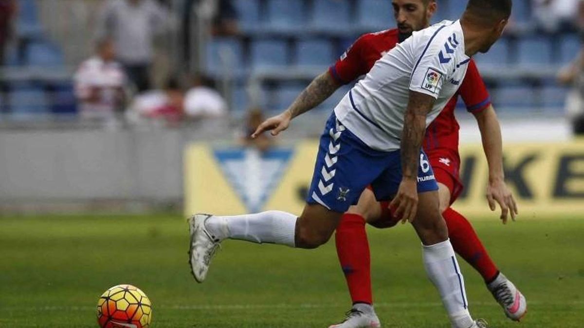 Marc Mateu, en su primera visita al Heliodoro, junto a Vitolo.