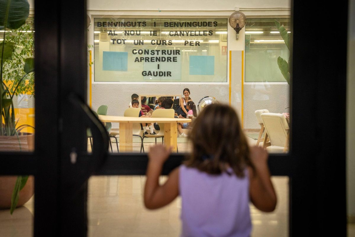 Vuelta al cole en el Institut Escola Canyelles de Barcelona