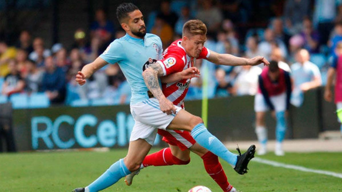 El Girona pierde un duelo directo ante el Celta