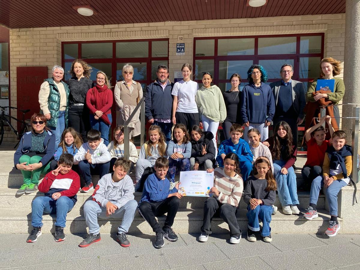 Los niños y niñas de Bellreguard han sido protagonistas en el acto de Unicef