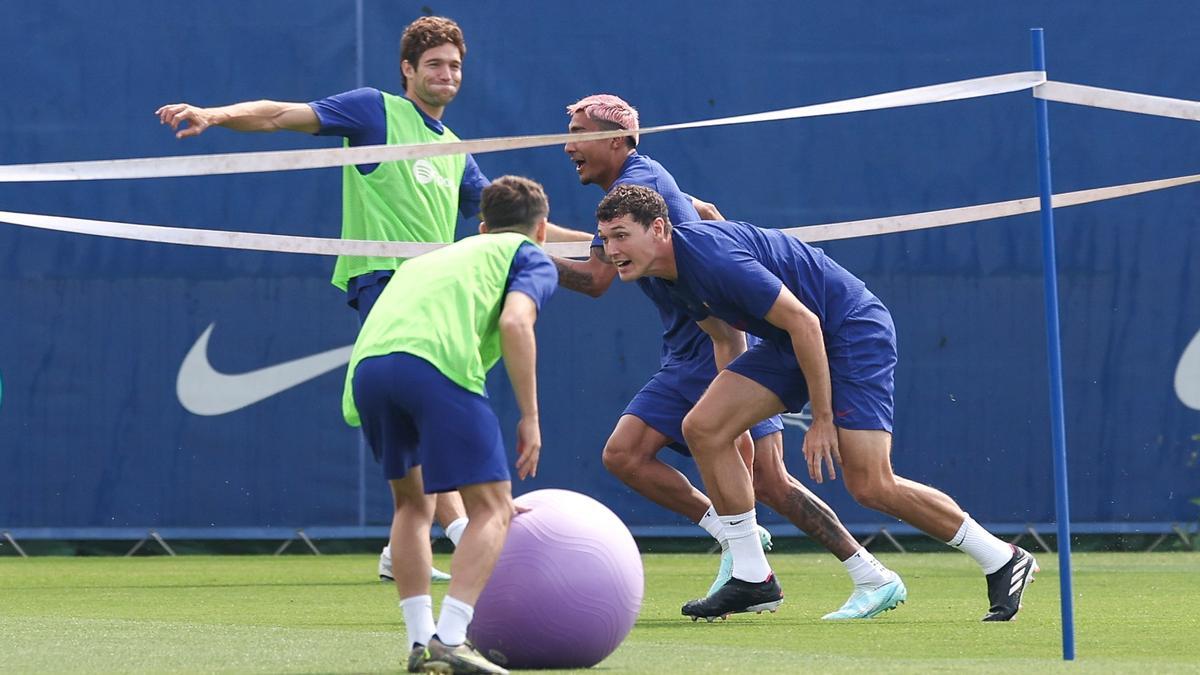 Marcos, Araujo, Torre y Christensen.