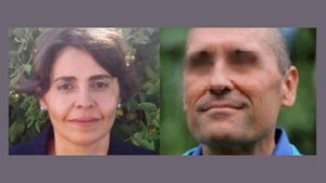 Raquel y su marido, autor de su asesinato.