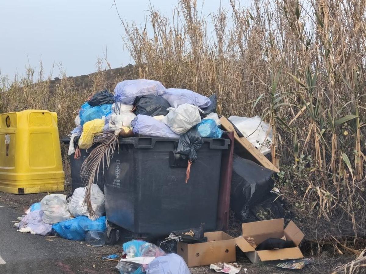 Imágenes de la basura acumulada en Las Palmas de Gran Canaria.