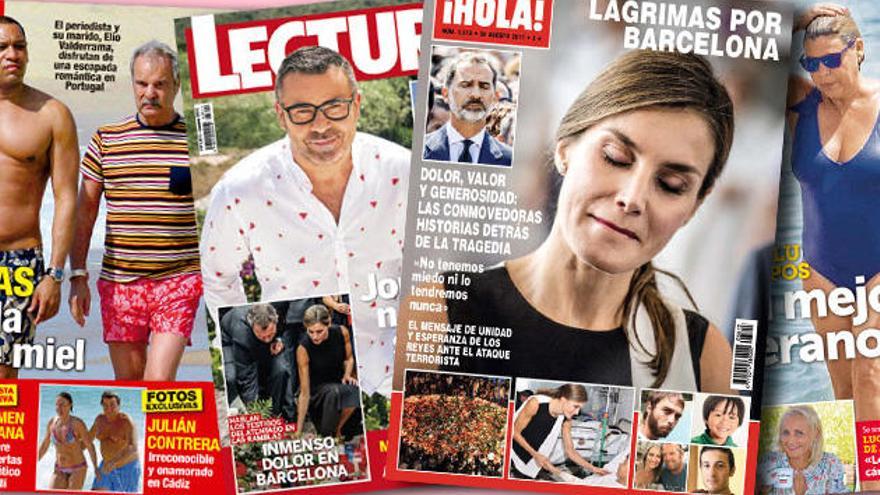 Las portadas de las revistas del corazón de esta semana.