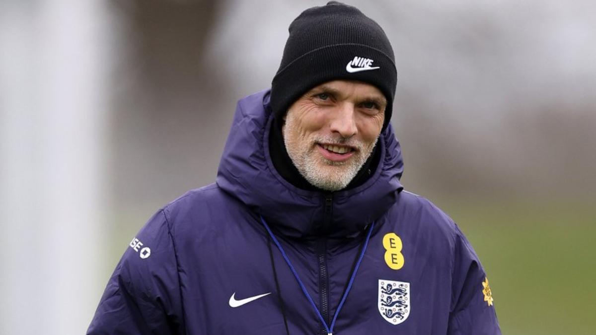 Tuchel con el chandal de Inglaterra