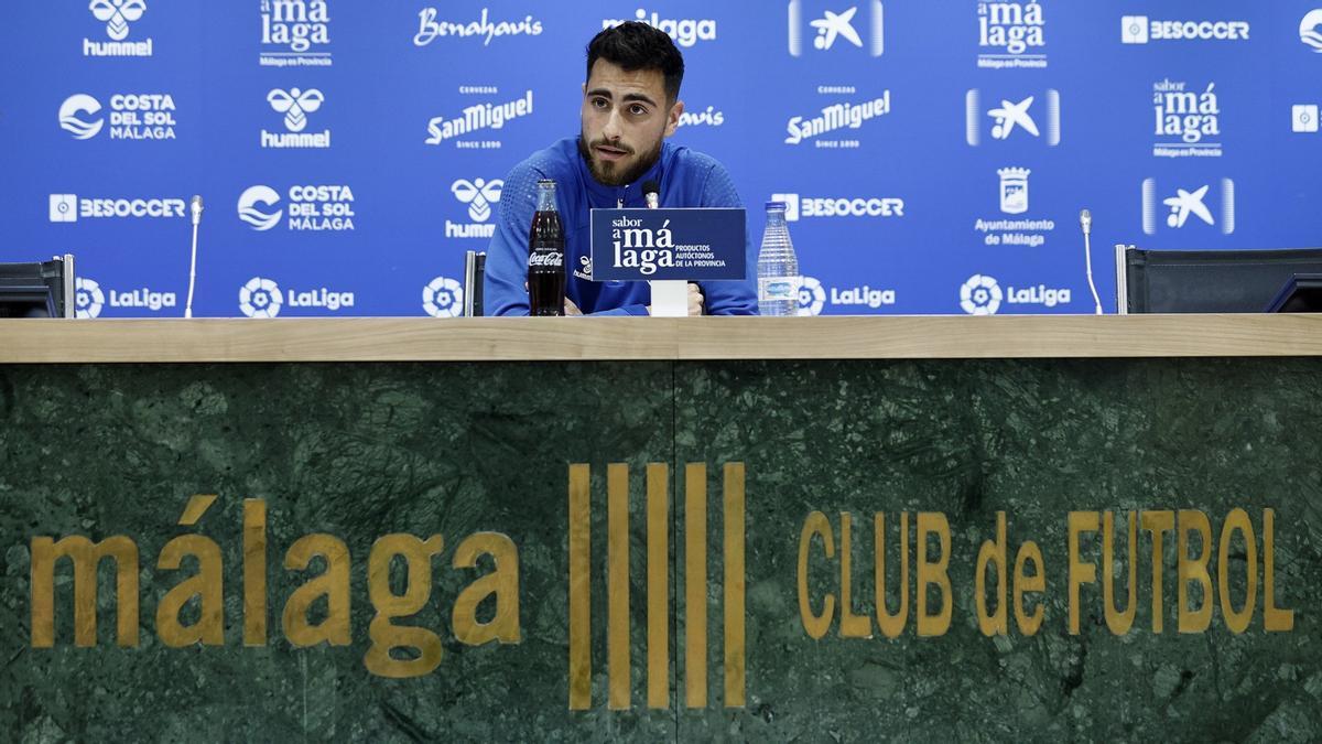 Luis Muñoz, en rueda de prensa.