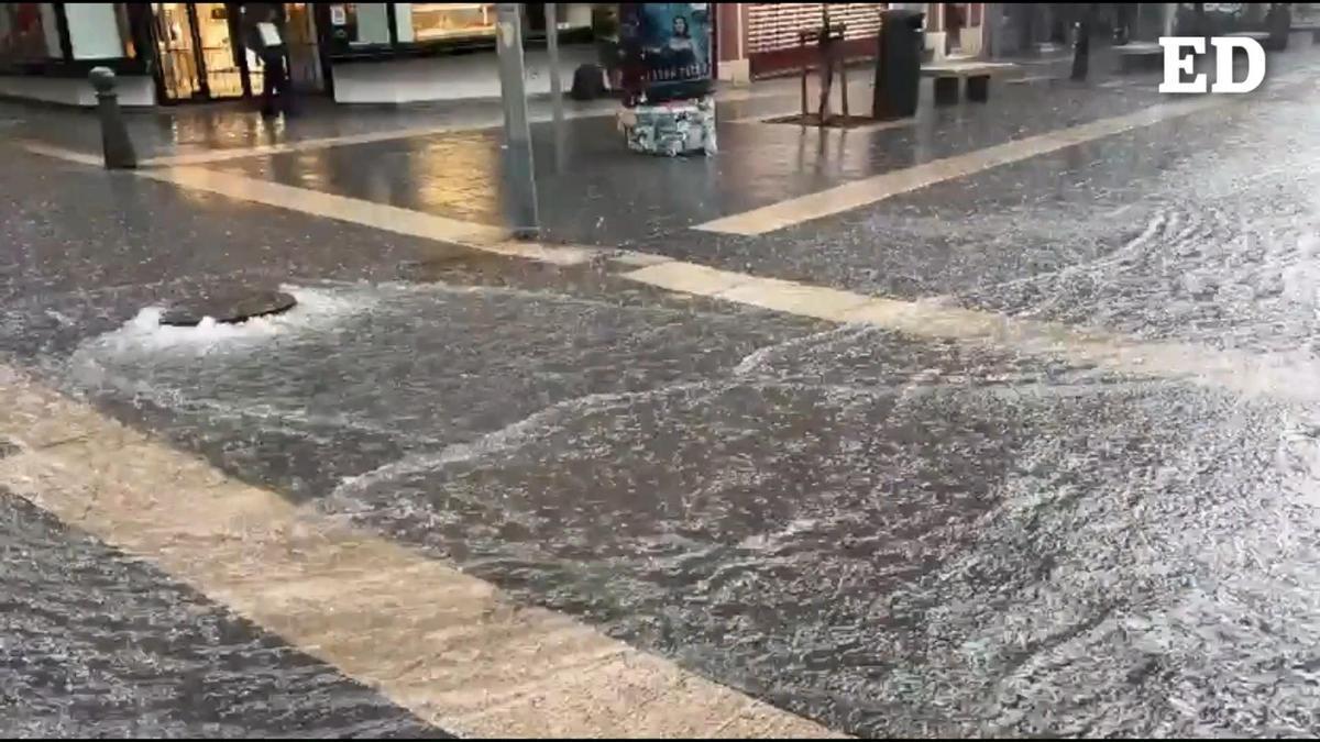 Lluvias torrenciales en Santa Cruz de Tenerife