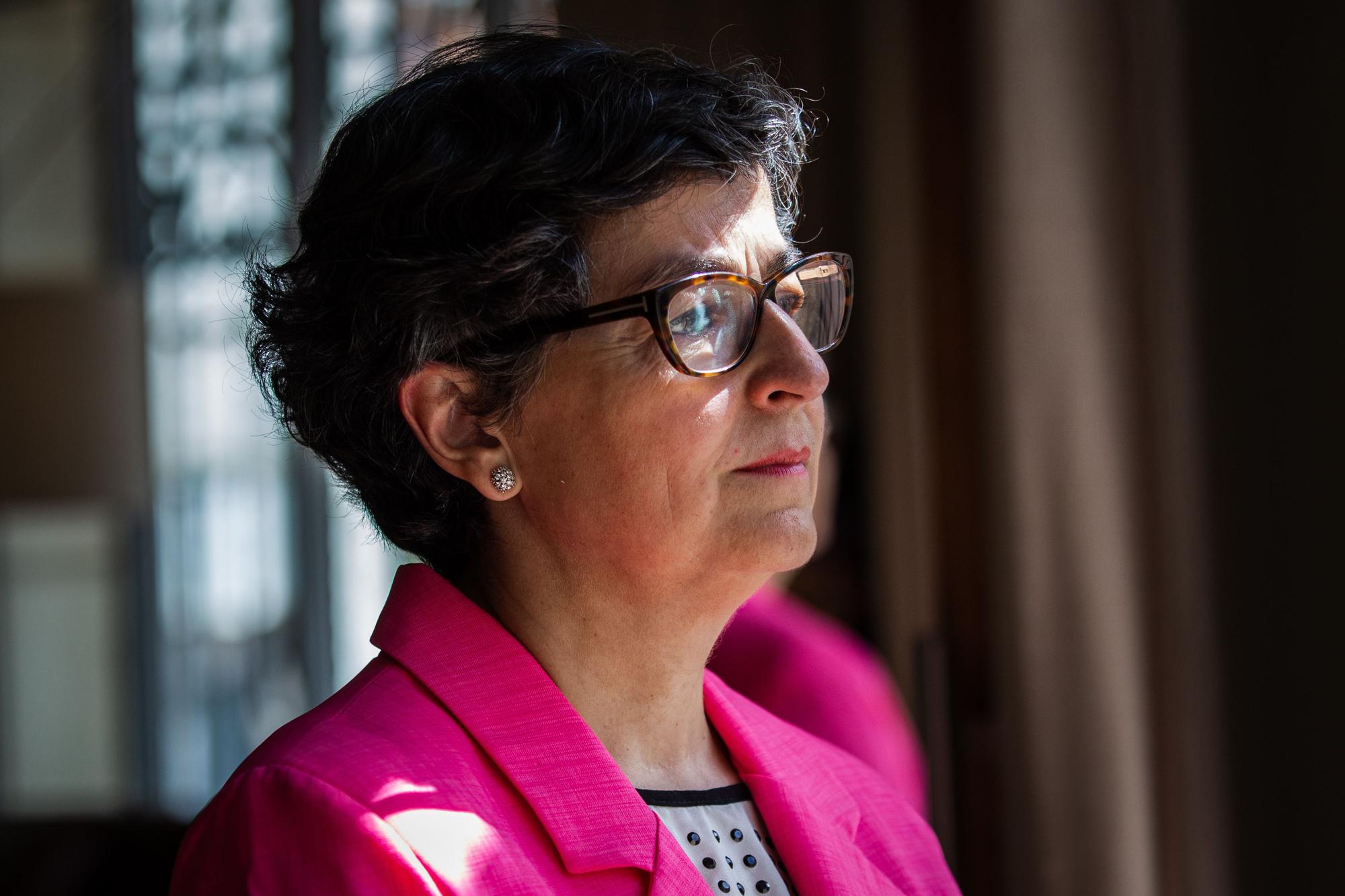 La ex ministra de Asuntos Exteriores, Arancha González Laya, en una entrevista con EL PERIÓDICO DE ESPAÑA.