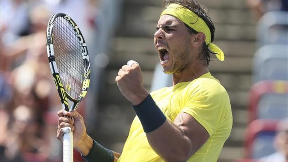 Nadal celebra su victoria