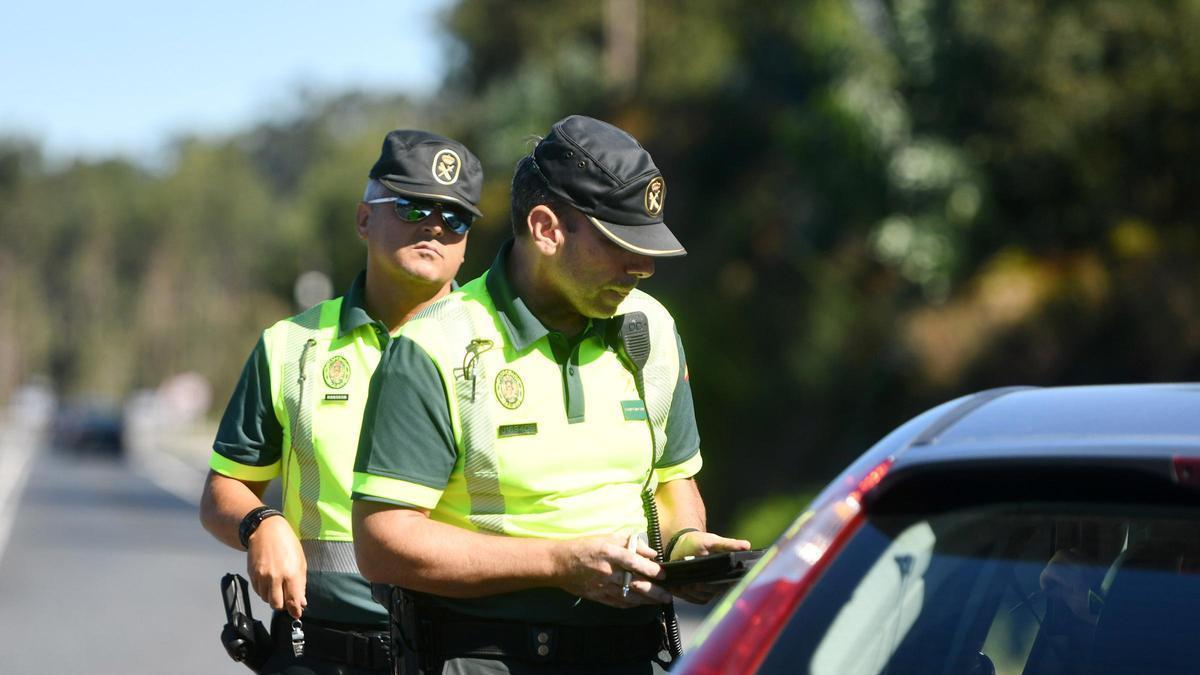 Un control de la Guardia Civil.