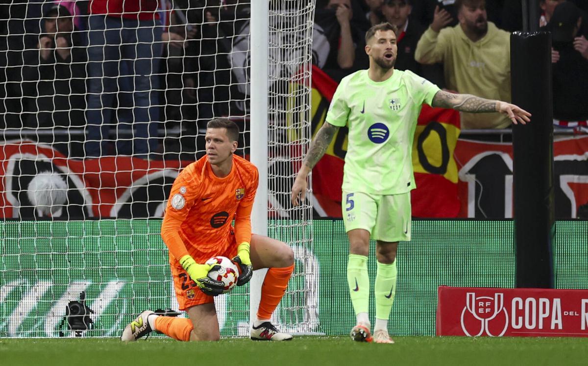 Szczesny dejó la portería a cero en el Metropolitano