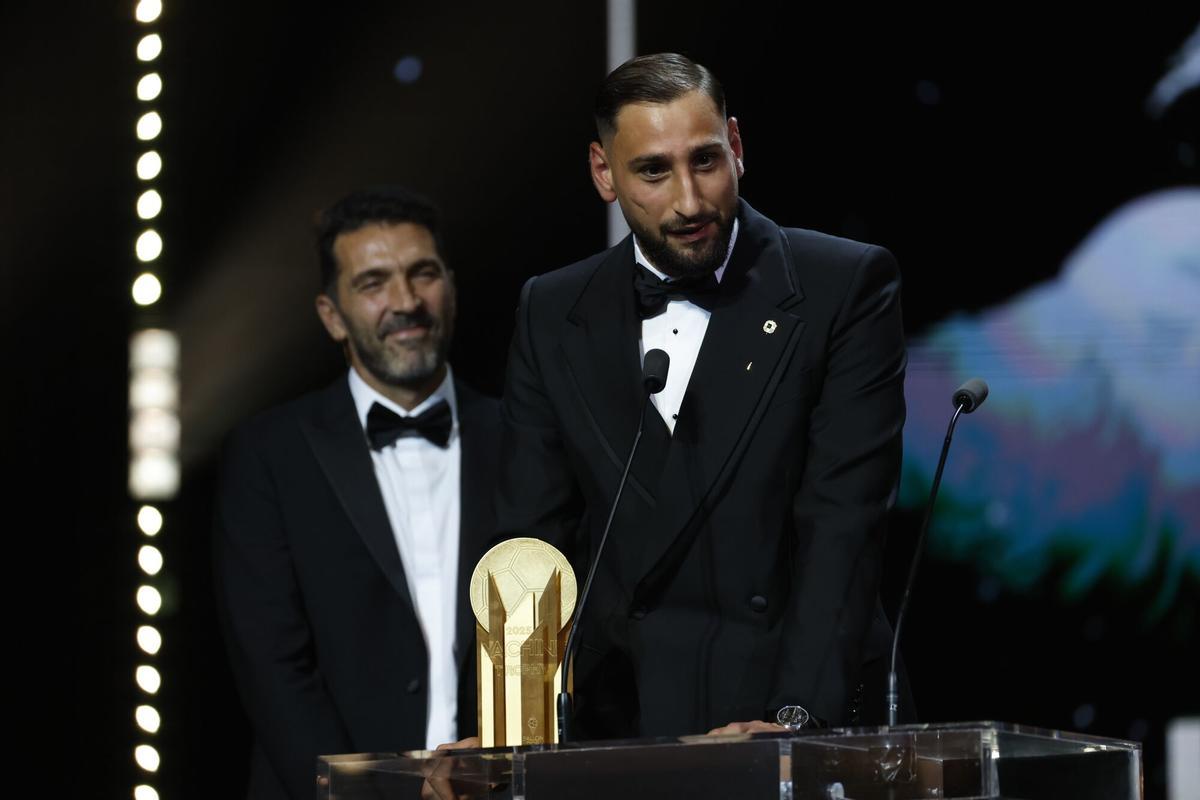 Gianluigi Donnarumma ganó el premio al mejor portero del mundo en la última gala del Balón de Oro