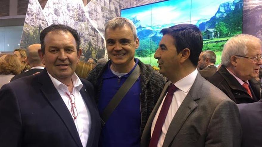 Representantes de la comarca, en la Feria de Turismo de Madrid