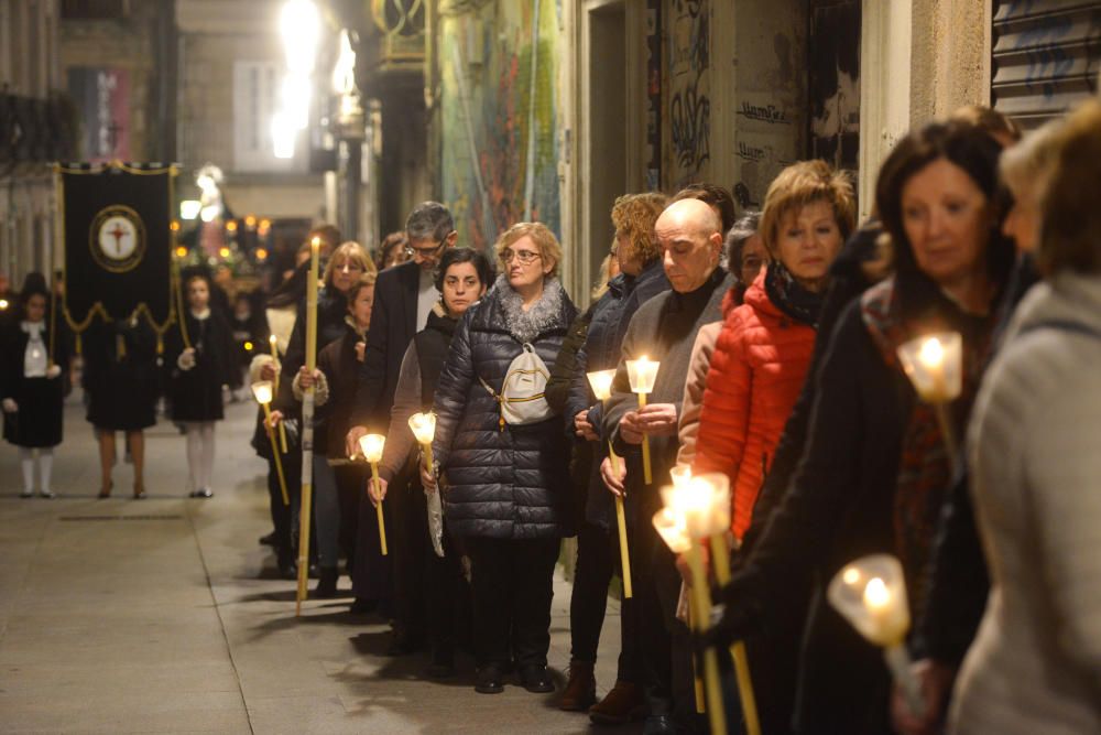 La procesión del Martes Santos en Pontevedra // Gustavo Santos