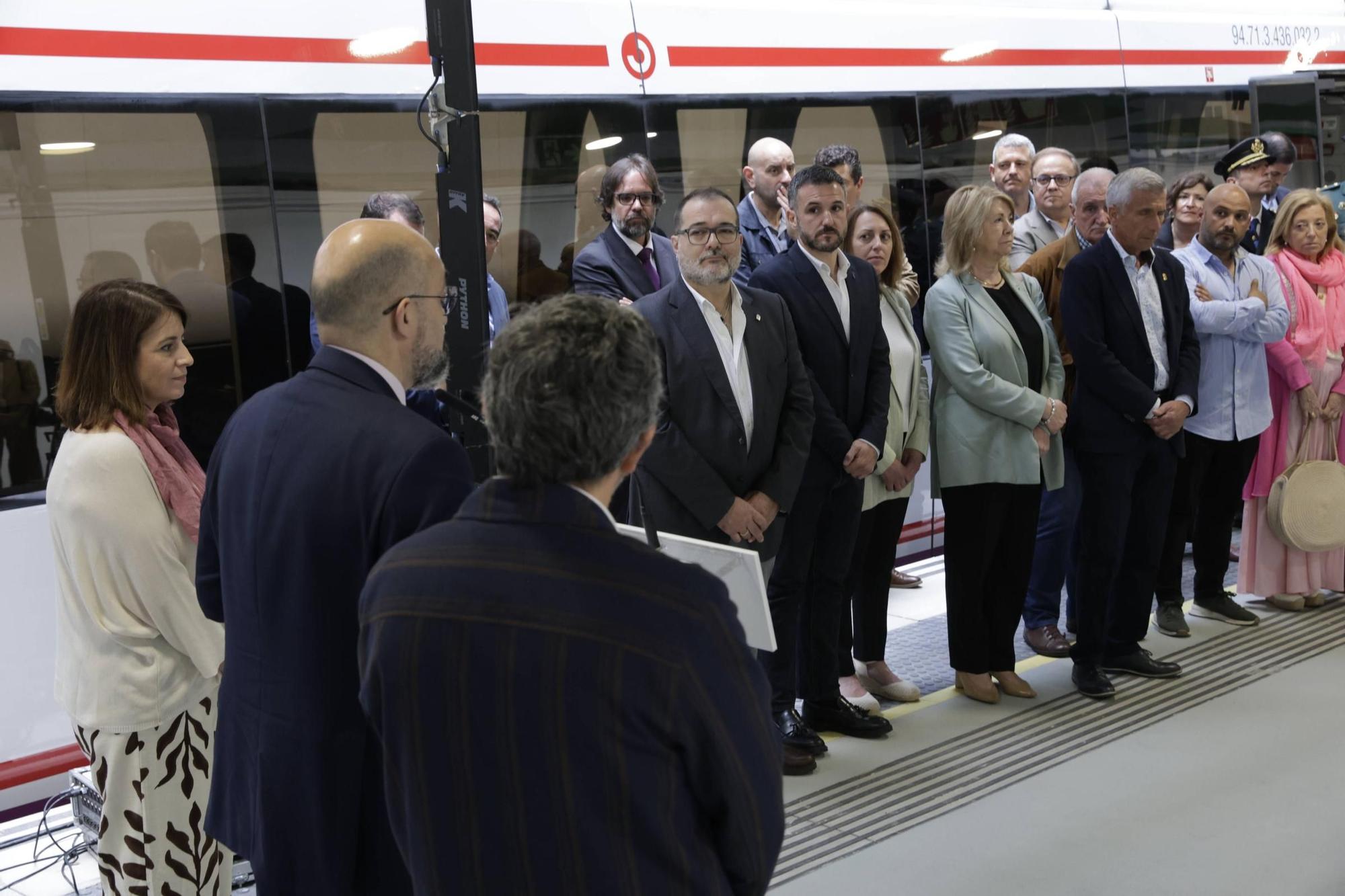 Así fue la inauguración del soterramiento de Langreo