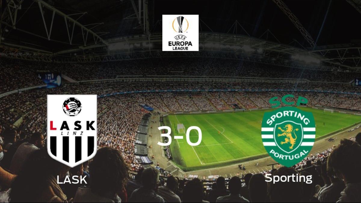 El LASK logra una trabajada victoria en casa ante el Sporting CP (3-0)