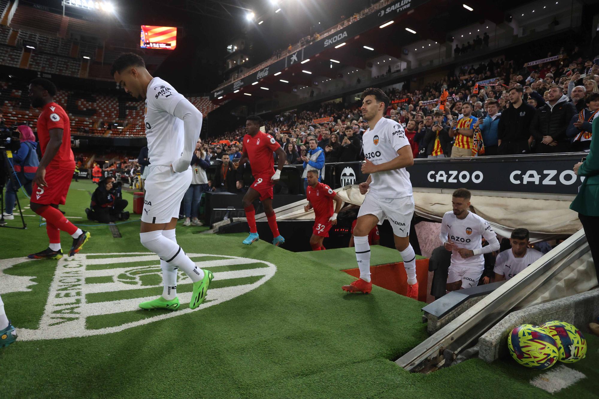 Valencia CF - Nottingham Forest en imágenes