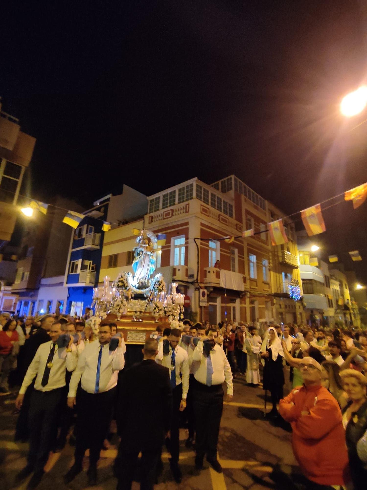 Procesión Extraordinaria por 225 aniversario de la llegada de la talla de Nuestra Señora de La Luz al Puerto