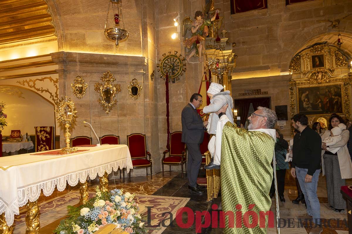 Presentación a la Vera Cruz de Caravaca de los niños nacidos en 2023