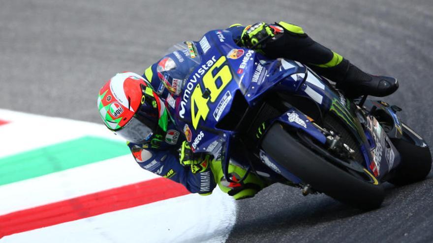 Rossi sobre la seva Ducatti.