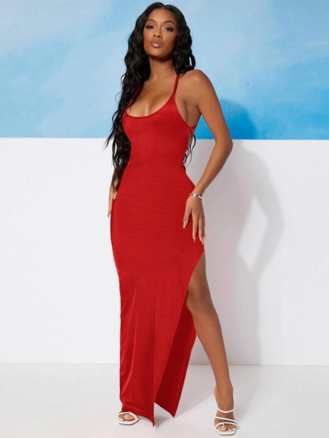 Vestido rojo de Shein