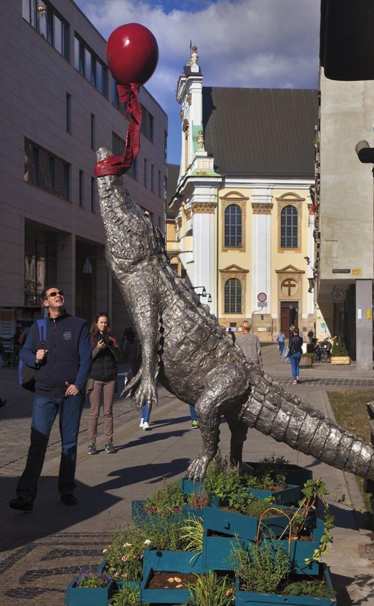 Decoración de un restaurante de Wroclaw.